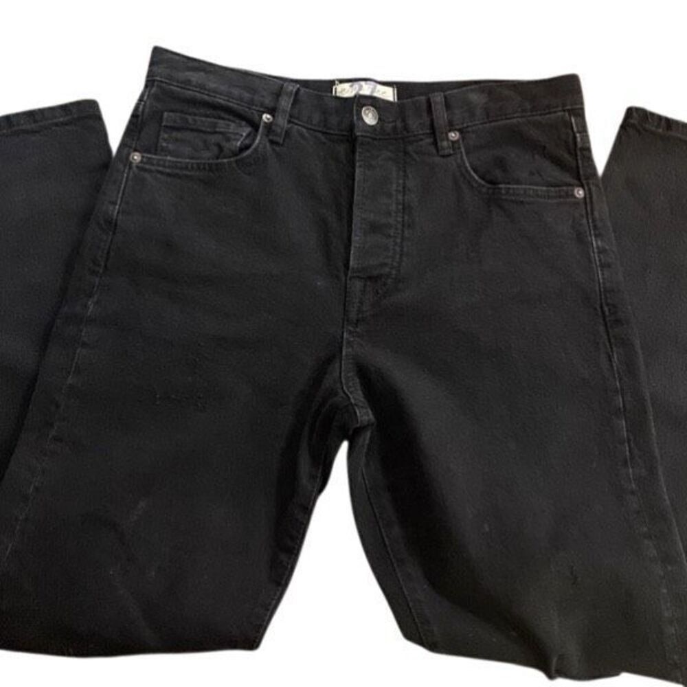 We The Free size 27 distressed black straight leg jeans - Picture 1 of 7
